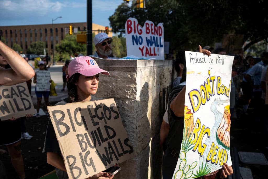 Trump administration begins border wall construction in Big Bend region of Texas