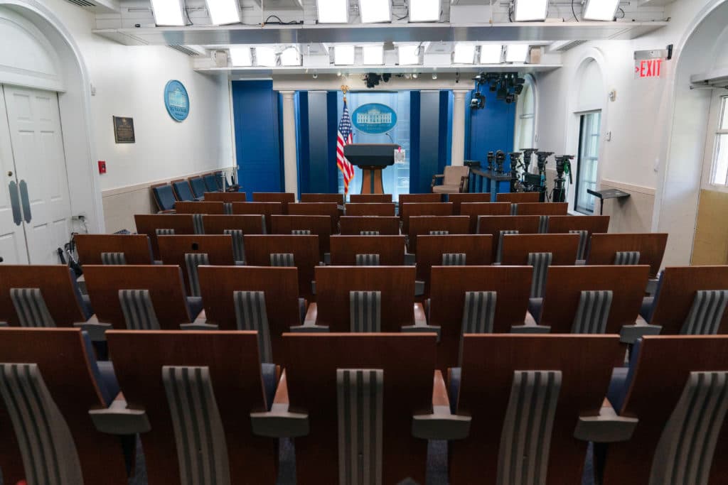 Trump bans CNN, Politico, MS NOW; TV press pool suspends coverage