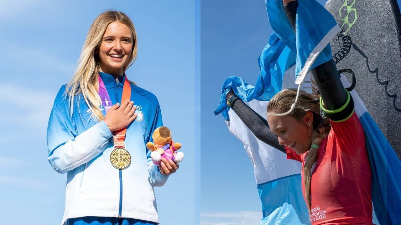 Isabella Assmann campeona suramericana de surf a los 14 años