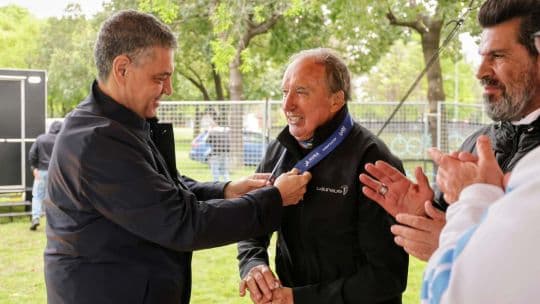 Scaloni participó en el Gran Fondo Buenos Aires junto a 3.500 ciclistas