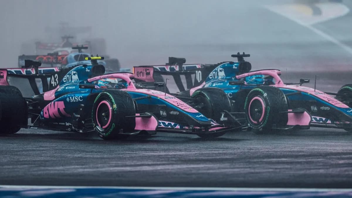 Colapinto abandonó la Sprint del GP de Singapur por falla técnica en su Alpine