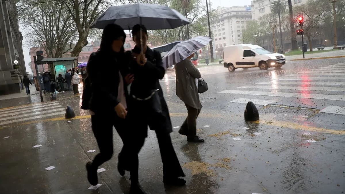 Alerta amarilla y naranja por tormentas en Buenos Aires y otras provincias