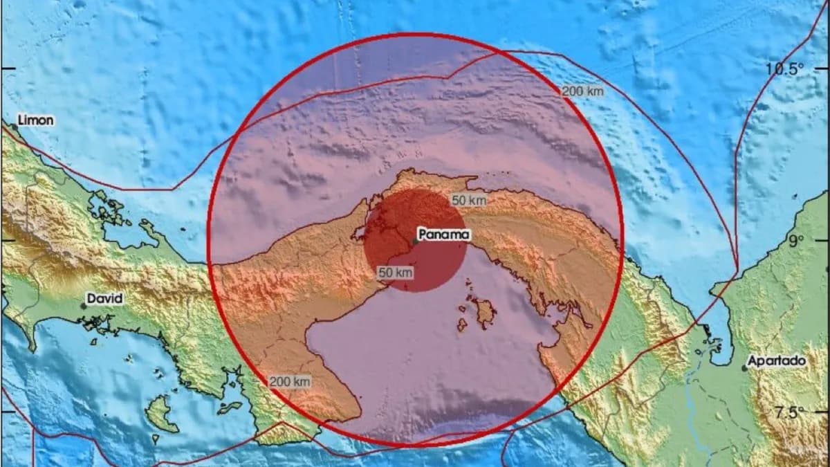 Terremoto de magnitud 7,6 sacudió Panamá con evacuaciones y alerta de tsunami