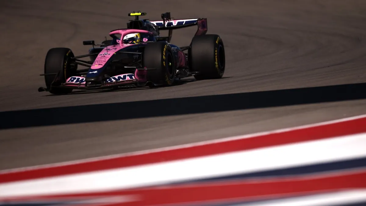 Franco Colapinto en el GP de Estados Unidos: penalizado en Austin