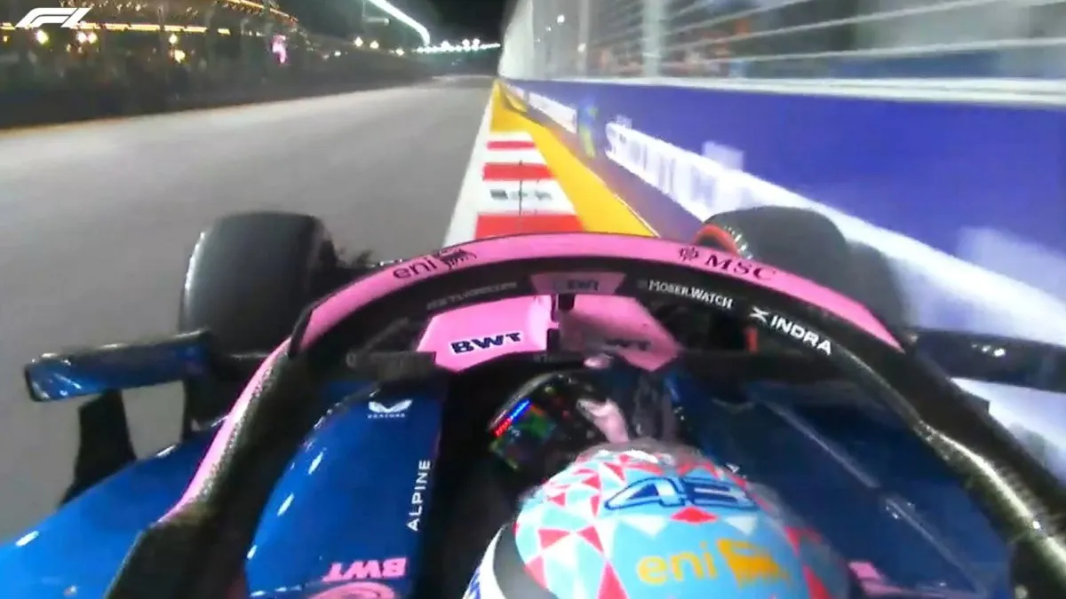 Franco Colapinto largará 15° en el GP de Singapur tras clasificación
