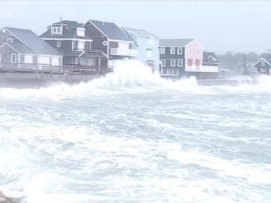 Powerful Nor'easter Continues Battering East Coast with Flooding and Power Outages