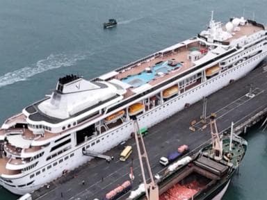 Cruise ship suspends three-year global voyage in Cambodia due to fuel costs