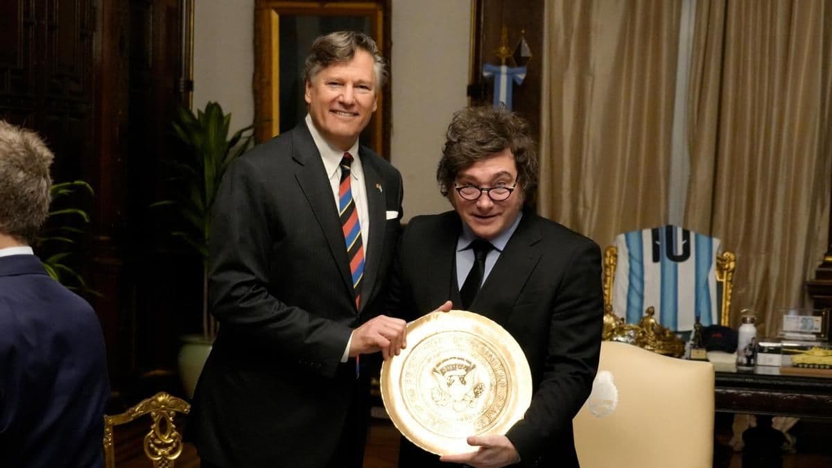 Milei recibió a funcionario de Trump en medio de tensiones por Malvinas