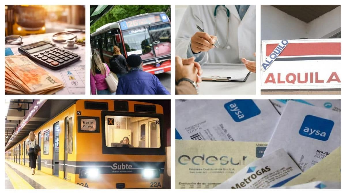 Múltiples aumentos en noviembre: alquileres, transporte y servicios