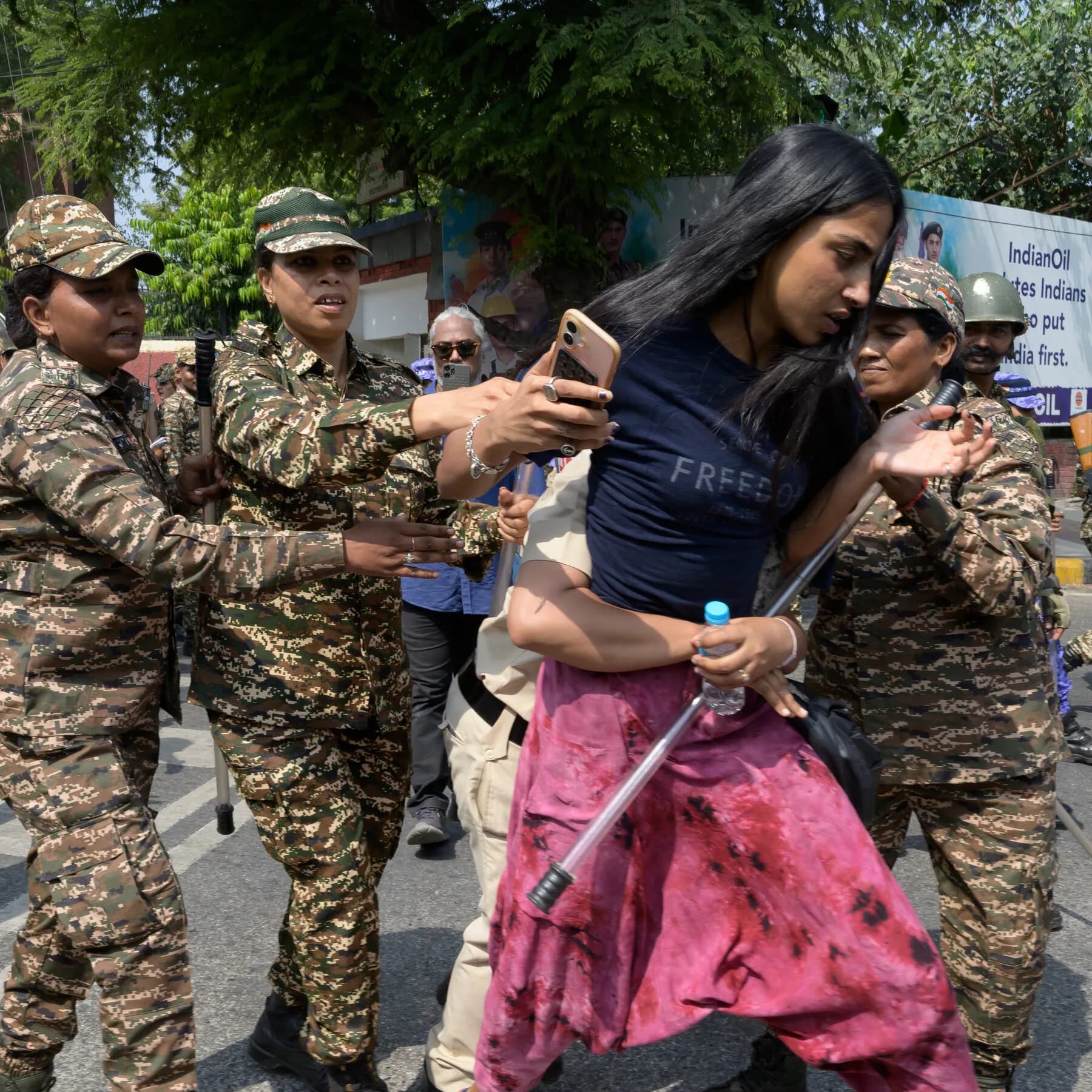 Indian Police Crack Down on Delhi Voter Roll Protests