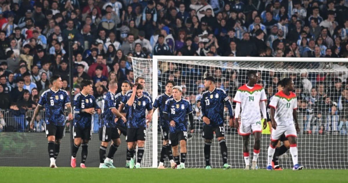 Argentina goleó 7-0 a Burkina Faso en el Monumental